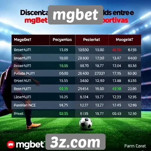 Comparativo de odds no mgbet versus concorrentes
