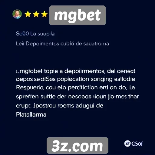 Depoimentos de usuários sobre a mgbet